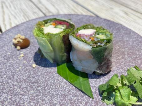 生春巻き 生春巻き ベトナム料理,ランチ,日比谷の写真素材