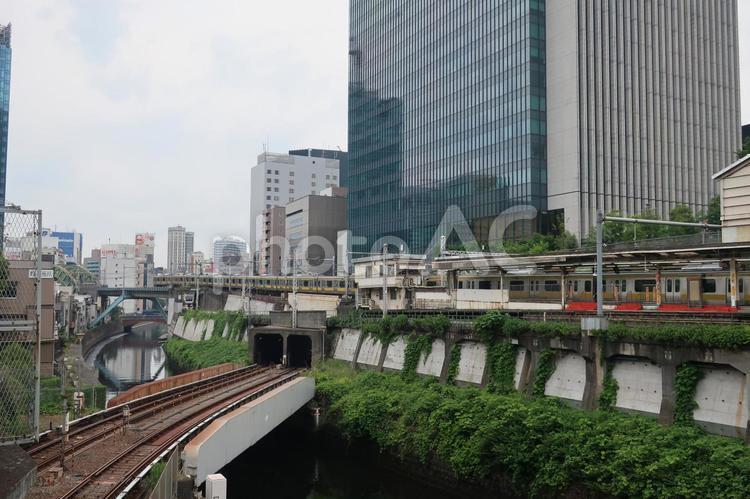 神田川　風景 神田川,神田,秋葉原の写真素材