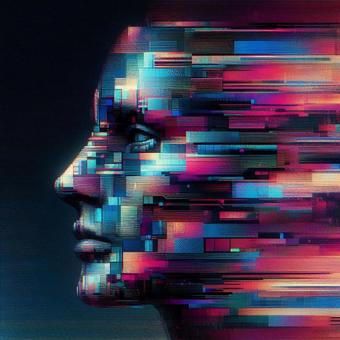 NFTスタイルアート 若い女性 NFTスタイルアート 若い女性の写真