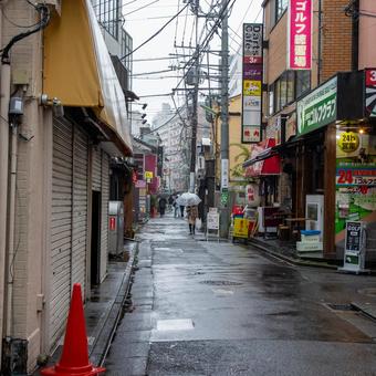 Photo, sangenjaya, alley, shopping street, 