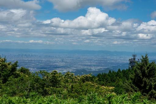 大和葛城山 山頂より 大和葛城山 山頂よりの写真