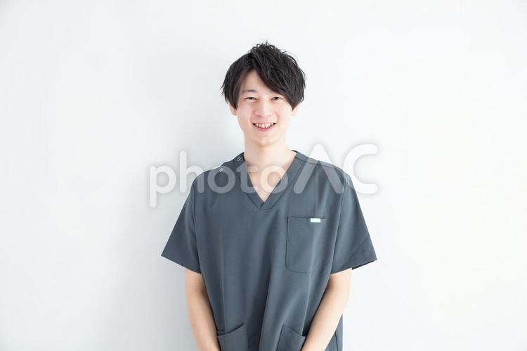 爽やかな笑顔の整体師　nurse 作業療法士,リハビリ,介護士の写真素材