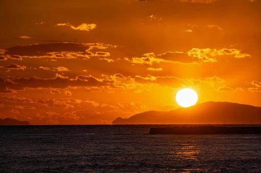 夕景 夕景の写真