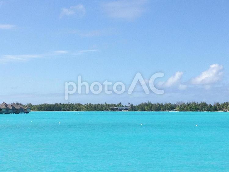南国リゾートの海 海,バカンス,リゾートの写真素材