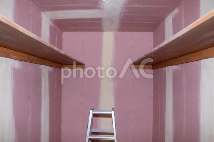 木造建築の建築風景05 木造,住宅,職人の写真素材