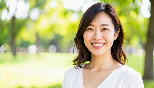 清潔感のある女性 清潔感のある女性の写真