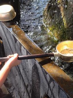 手水舎 須磨寺,手水舎,手水の写真素材