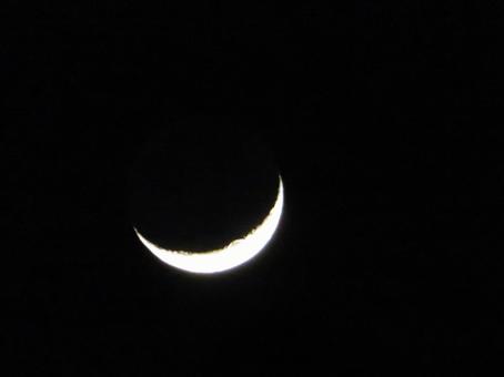 宵の三日月 宵の三日月の写真