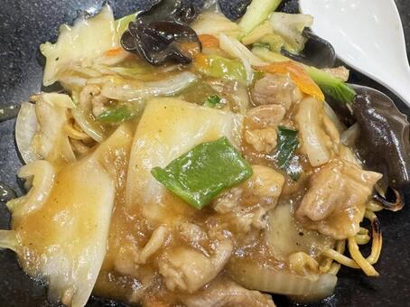 あんかけ焼きそば あんかけ焼きそば,やきそば,ヤキソバの写真素材