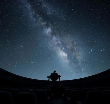 プラネタリウムの星空 プラネタリウムの星空 の写真