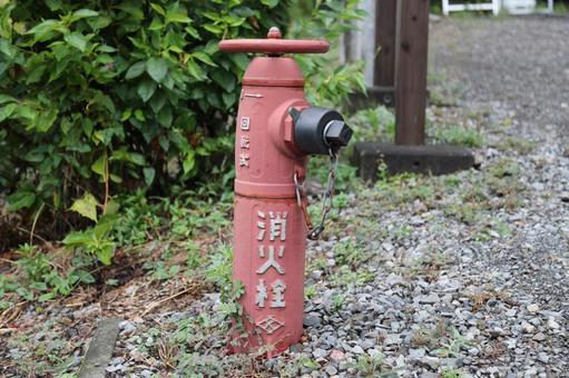 山の消火栓 山の消火栓 消火栓,消防,山の写真素材