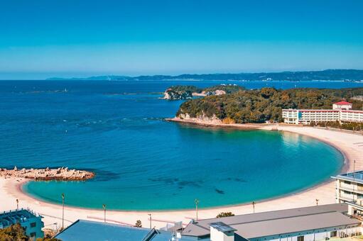 和歌山県西牟婁郡白浜町の風景 白浜,和歌山県,南紀白浜の写真素材