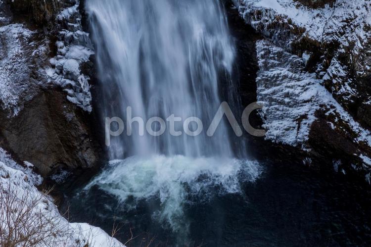 真冬の秋保大滝(22) 冬,雪,氷の写真素材