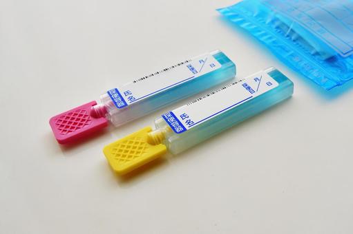 健康診断用の検便キット２ 検便キット,健康診断,医療の写真素材