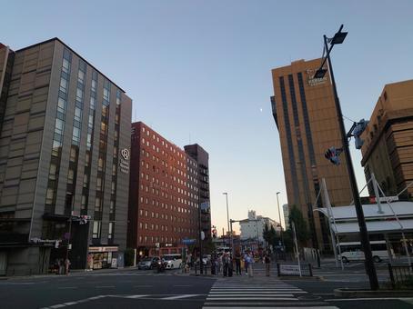 京都八条口 京都八条口 京都,八条口,雨期前の写真素材