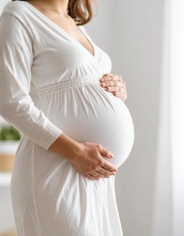 妊婦の女性 妊婦の女性の写真