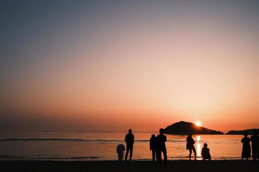 海と夕焼け① 海と夕焼け①の写真