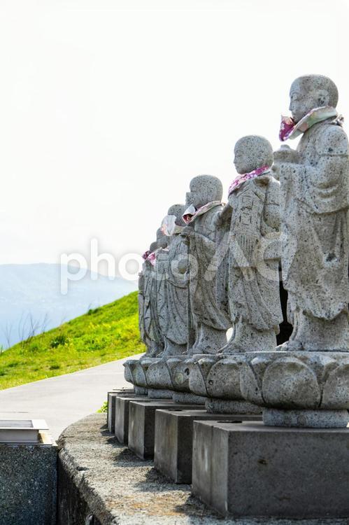 大室山のお地蔵様 地蔵,お地蔵様,お地蔵の写真素材