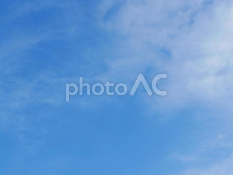 青空と雲 空,青空,スカイの写真素材