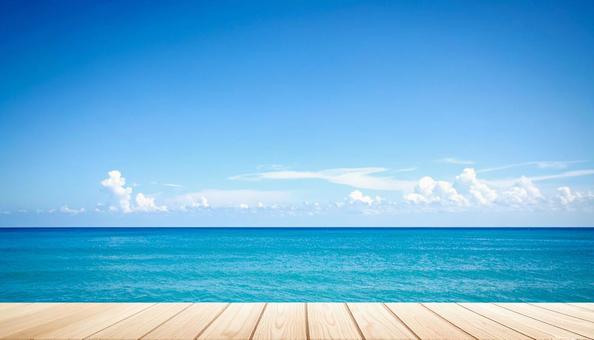 海を眺める 海を眺めるの写真