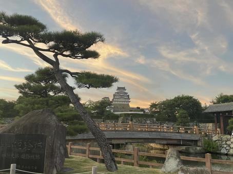 国宝姫路城 国宝姫路城 姫路城,城,日本の城の写真素材