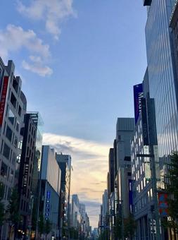 都会の町並み 都会の町並みの写真