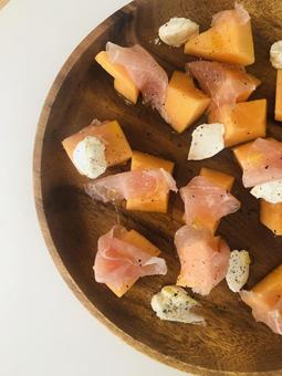 生ハムメロン 生ハムメロンの写真