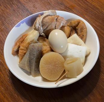 R7.10.16 肉入りおでん R7.10.16 肉入りおでん おでん,夕食,肉入りの写真素材