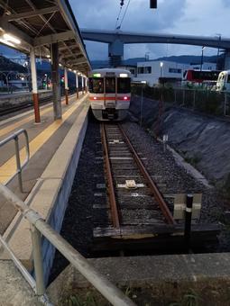 車止めと３１３系 鉄道,jr,jr東日本の写真素材