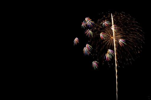 花火大会6（田原市） 花火,打上げ花火,花火素材の写真素材