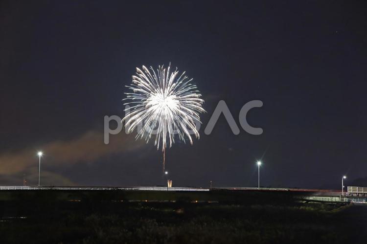 花火 花火,夜空,星の写真素材