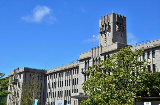 京都市役所 京都市役所,本庁舎,市役所の写真素材