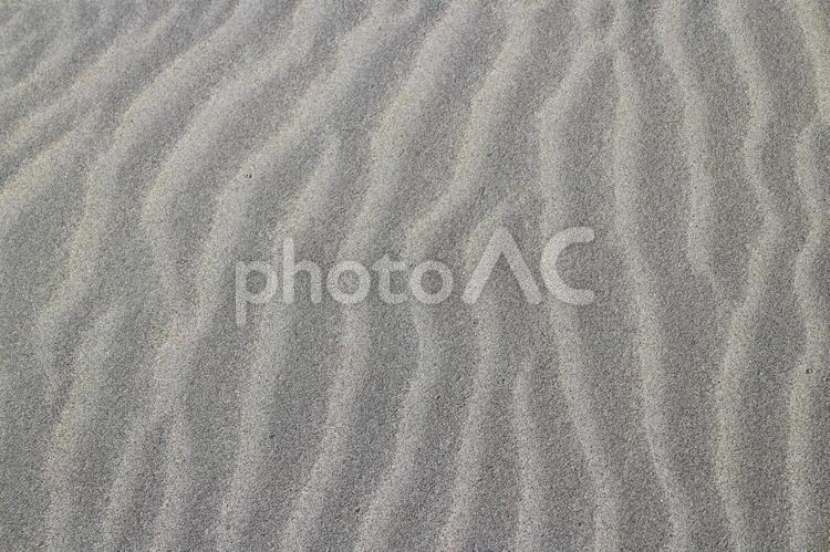 波模様 砂,風景,自然の写真素材