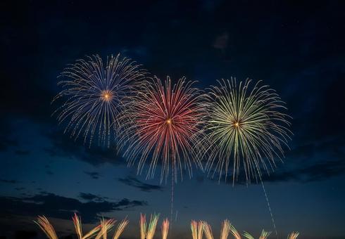 うつのみや花火大会 うつのみや花火大会 うつのみや花火大会,花火,fireworksの写真素材