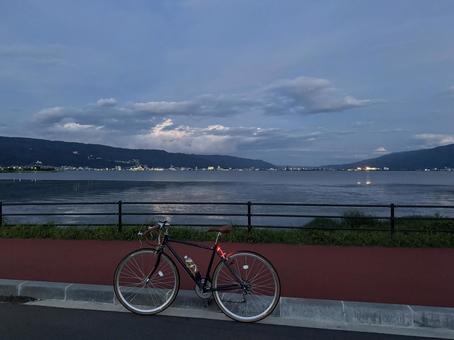 サイクリング サイクリング サイクリング,自転車,散歩の写真素材