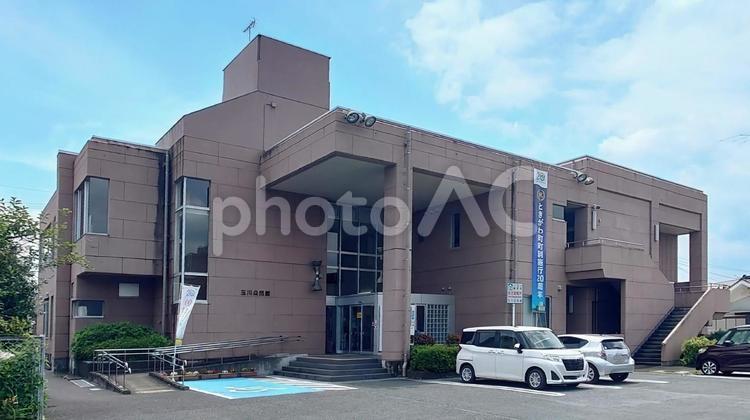ときがわ町 玉川公民館　埼玉県ときがわ町 玉川公民館,ときがわ町,公共施設の写真素材