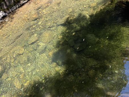 四万十の支流の透き通る川 ハイキング,アウトドア,川の写真素材