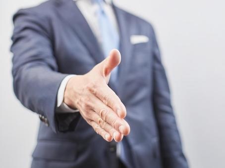 Business image / handshake, handshake, businessman, male, JPG