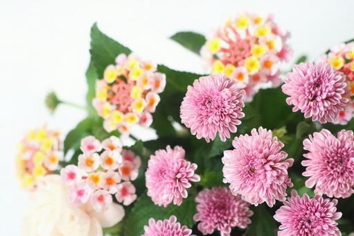 Flower Arrangement: Chrysanthemum and Lantana, JPG Flower Arrangement: Chrysanthemum and Lantana, JPG