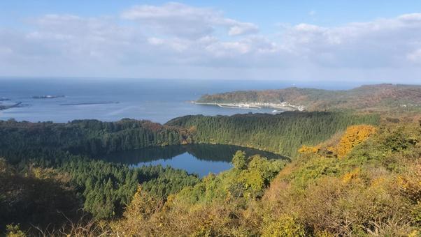 八望台　二ノ目潟 八望台,はちぼうだい,二ノ目潟の写真素材