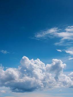 青空と雲 青空と雲の写真