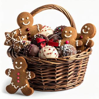 クリスマスバスケットの写真