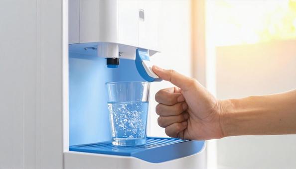 ウォーターサーバーから水を出す ウォーターサーバーから水を出すの写真