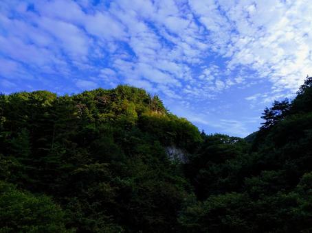 山と空 山と空の写真