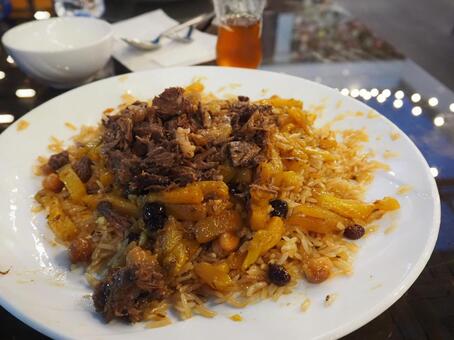 プロフ プロフ,ピラフ,ウズベキスタン料理の写真素材