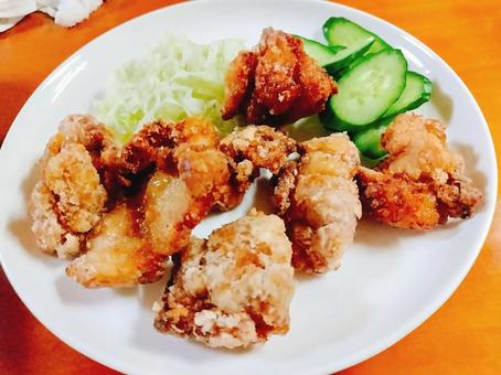 からあげ からあげ,鶏肉,揚げ物の写真素材