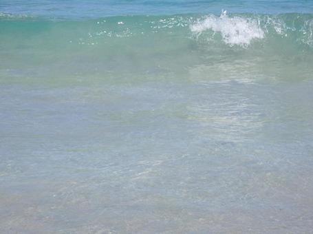 波 波 白浜大浜海水浴場,海,伊豆の写真素材