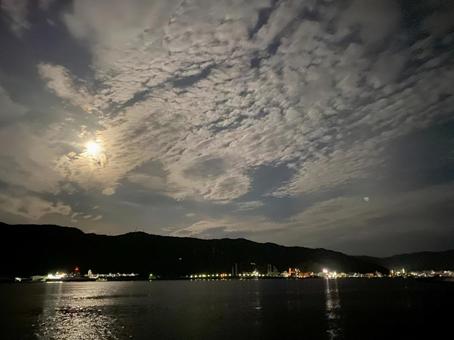 Photo, ferry, wave, mountain, 