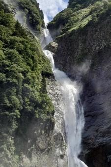 富山県-称名滝 富山県-称名滝 称名滝,滝,国指定名勝の写真素材