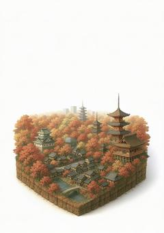 紅葉に染まる古都・京都 紅葉に染まる古都・京都の写真